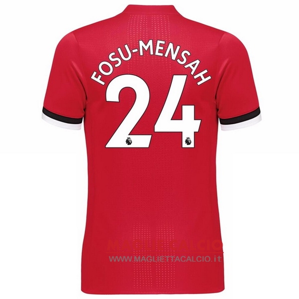 nuova maglietta manchester united 2017-2018 fosu mensah 24 prima